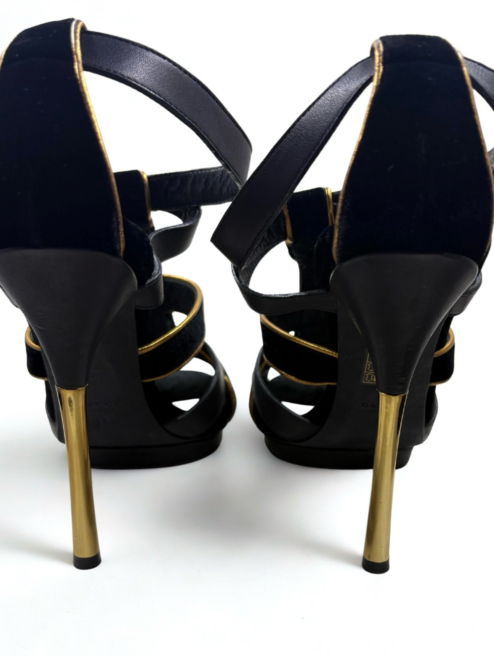 Gucci Strappy High Heel Sandals - Picture 3 of 6